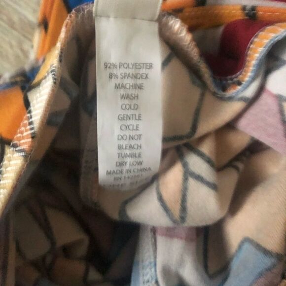 Lularoe OS Stars & Stripes Leggings - Picture 3 of 4